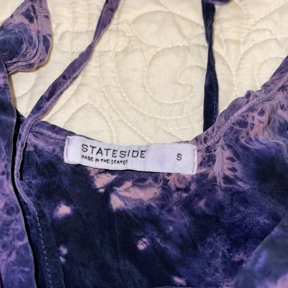 Anthropologie // Stateside Cupro Tie Dye Tank {Purple} NWT🌛 - Picture 11 of 14